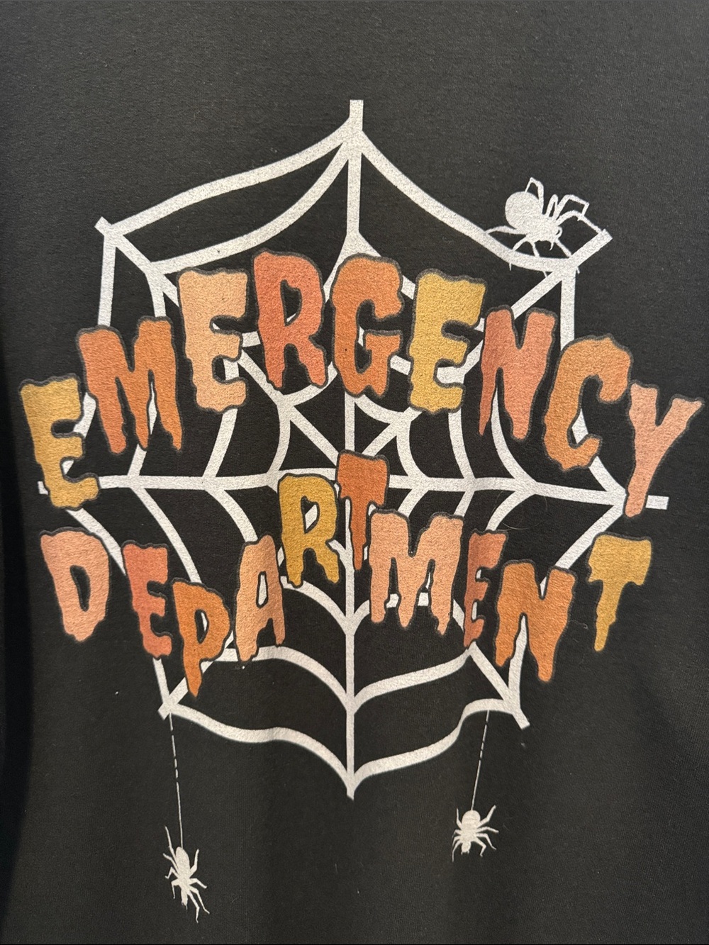 Emergency Deparment Nurse Halloween Sweatshirt - Picture 4 of 4